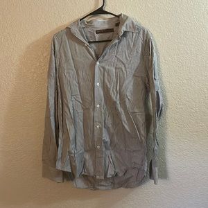 Small mens perry Ellis button up dress shirt